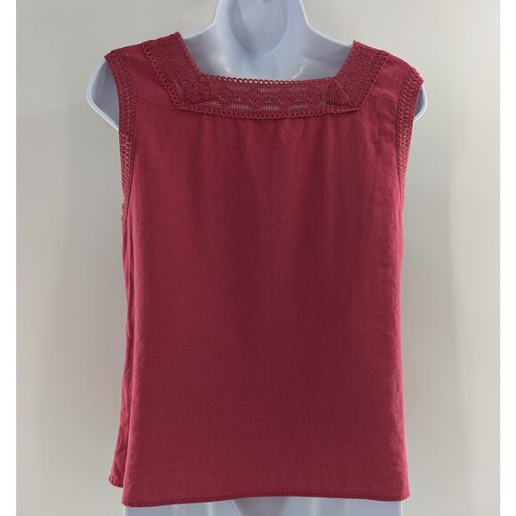 Christopher & Banks Smocked Linen Top Jacket Combo - Picture 7 of 16